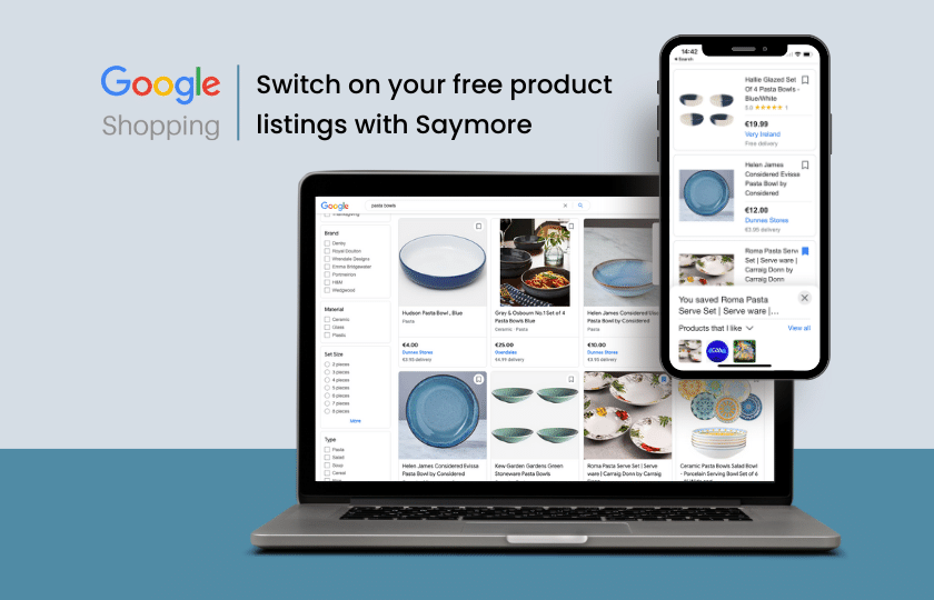 Google Shopping Listings With Saymore Retail